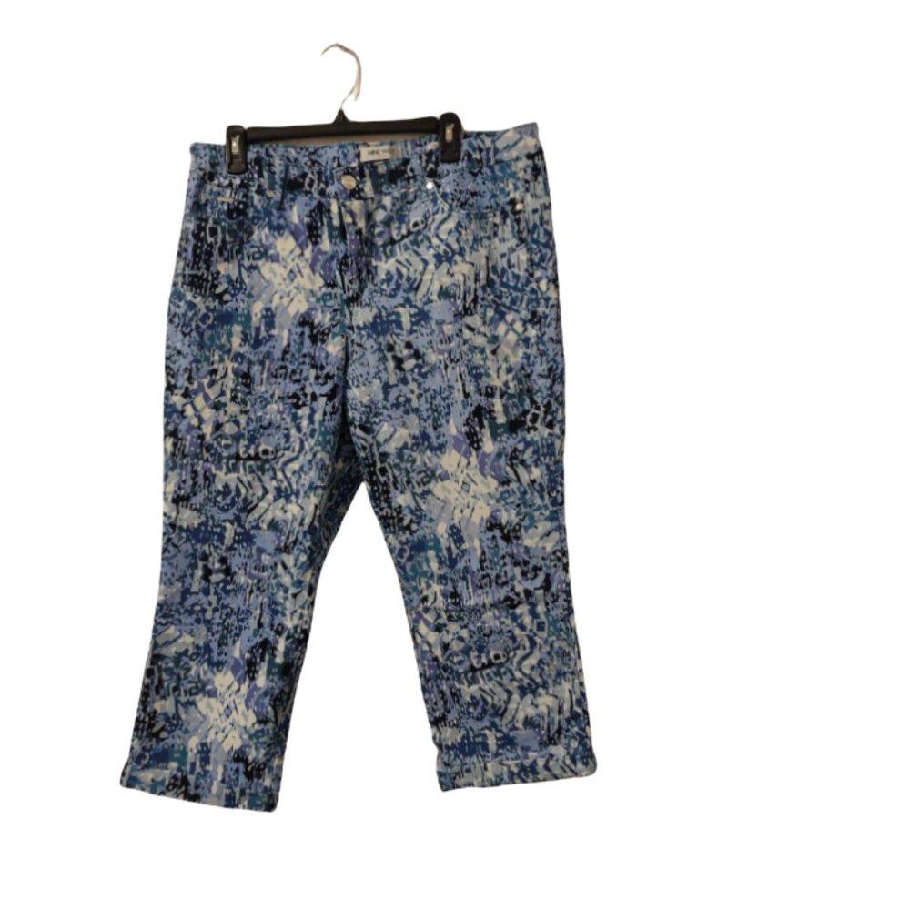 Nine West Christie Capris Multi-Color Size: 16 Average